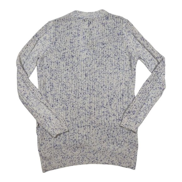 BCBG Maxazria Kiril Drop Needle Cardigan Chambray Womens Size Medium 100% Cotton - Picture 2 of 10